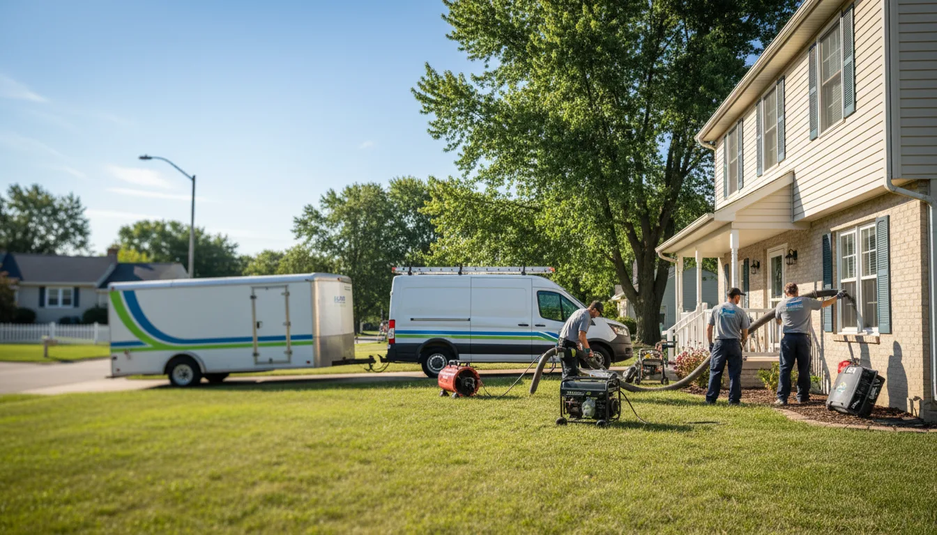 Flooded Basement Restoration And Cleanup With Repair in Lyons, KS near me